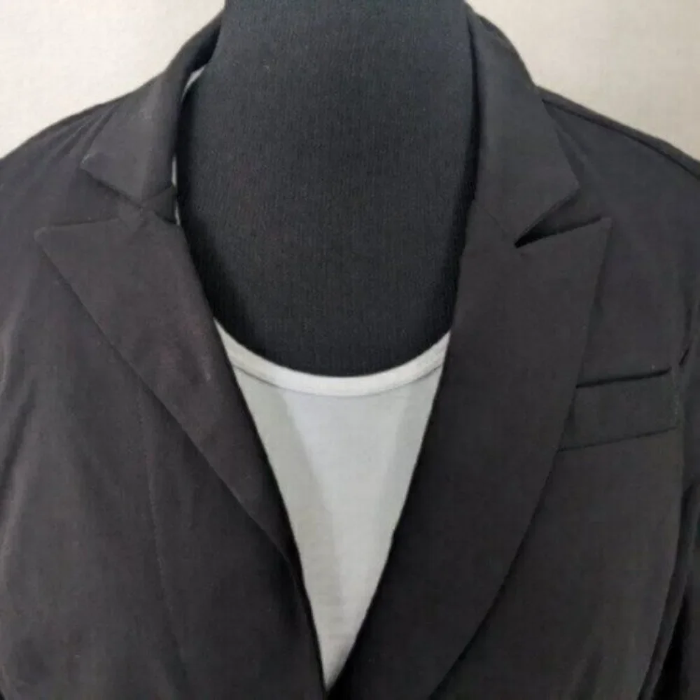 Torrid Casual Rouched Sleeve Black Jacket Size 2